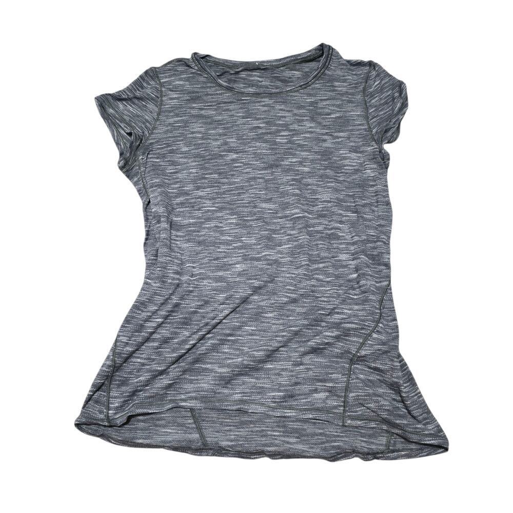 Lululemon Another Mile Spaced Out Space Dye Gray Short Sleeve Tee Shirt Small
